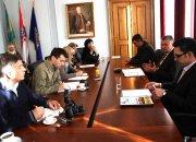 Konferencija za novinare u Uredu župana, uoči 1. Poslovnog foruma Slavonije i Baranje